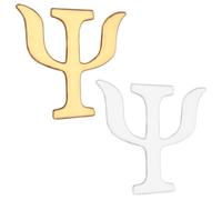 LIGHTAOTAO Lapel Pin Brooch 2pcs 1.2 Inch Alloy Creative Psychology-Symbol Pins for Bags and Anniversaries