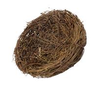 LIGHTAOTAO Large Outdoor Rattan Bird Nest Handmade Artificial Nest for Garden Decor Easy to Install and Maintain Weather-resistant Birdhouse Ornament for Birds Supplies
