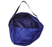 LIGHTAOTAO Large Pilates Circle Storage Bag with Shoulder Strap and Dual Handles, 60 Cm Blue Polyester Gymnastics Hoop Carrier Featuring Smooth Zipper and Soft Inner Lining for Outdoor