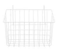 LIGHTAOTAO Large White Iron Rabbit Hay Feeder Basket for Cage Hollow Cast Metal Holder for Guinea Pigs Small Animals Convenient and Sturdy Hay Feeding Rack