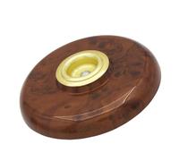 LIGHTAOTAO Lightweight Brown Cello Endpin Stopper Holder with Anti-slip Plastic and Metal Floor Protector Pad for Honing Skills at Home or Playing on Stage