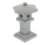 LIGHTAOTAO Mini Stone Pagoda Tower Sculpture Realistic Design, Versatile Decoration for Fish Tank and Bonsai, Classic White Pavilion Ornament for Outdoor Garden Landscape