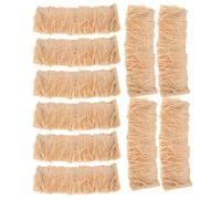 LIGHTAOTAO Mini Straw Roof Thatch 12Pcs 4X10Cm Artificial Thatch Tiles Easy Installation for Architectural Models and Sand Table Building