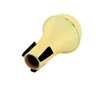 LIGHTAOTAO Mini Trumpet Mute Gold Half-closed Design for Beginners Lightweight Cork Mute for Trumpet Practice