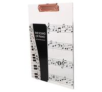 LIGHTAOTAO Music Folder for Piano Performers Acrylic Choral Binder Notes Organizer Multipurpose Music Sheet Binder for Choir Musicians