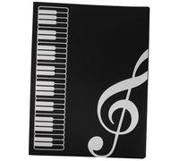 LIGHTAOTAO Music Sheet Binder with Pages Matte Finish Multipurpose Document Folder for Piano Scores Choir Music and Band Sleeve Presentation Book for Organized Storage