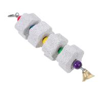 LIGHTAOTAO Natural Stone Teeth Grinding for Small Animals Including Rabbits and Chinchillas, Sturdy Bird Blocks Chew for Furniture Protection and Effective Beak Grinding