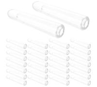 LIGHTAOTAO Non-Slip Fine Tip Tweezer Protective Sleeve 100pcs PVC Tweezer Tip Covers for Beginners Using Eyelash Tools in Travel Makeup Bags