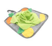 LIGHTAOTAO Nose Work Feeding Mat for Rabbits Intelligence Toy Rabbit Snuffle Pad Hay Slow Feeding Pad Unique Patterns