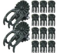 LIGHTAOTAO Orchid Clips for Securing Plants Without Damage Green Plastic 100pcs Plant Support Clamps for Tomato and Crawling Flowers in Garden Supplies