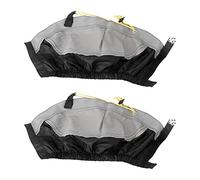 LIGHTAOTAO Outdoor Gaiters Lightweight Nylon Ankle Gaiters for Hiking Sand and Mud Prevention Fit for Walking and Cycling Black Random Color Rope Random Color