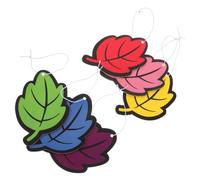 LIGHTAOTAO Paper Hanging Air Freshener with Leaf Shape Design 6pcs for Car Fragrance and Hanging Style Natural and Beautiful Scent for Valentine Day and Wardrobe Use