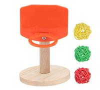 LIGHTAOTAO Parrot Basketball Mini Bird Training Hoop and Bell for Pet Birds Intelligence Development Interactive Foraging Play in Cage Random Color Random Color
