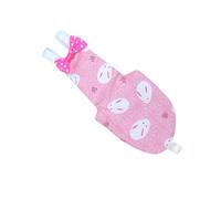 LIGHTAOTAO Pet Bird Diaper Printed Flight Suit Pigeon Clothes Xs Pink Rabbit Pattern Soft Fabric Parrot Clothing Supplies for Small Birds and Parakeets