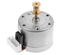 LIGHTAOTAO Phonograph Gramophone Motor Replacement DC Metal Motor for Vinyl Record Players Silver Accessory for Use