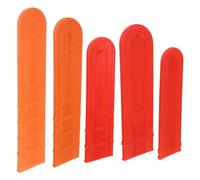LIGHTAOTAO Plastic Chainsaw Bar Covers Set Protective Chainsaw Bar Scabbard Guards Lightweight 5pcs for 12/14/16/18/20 Inch Random Color Suitable for Outdoor Power Tools
