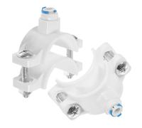 LIGHTAOTAO Plastic Filters Clamp 2pcs White Quick Waste Connector for Water Filters Drain Saddle Valve Application