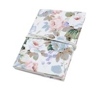 LIGHTAOTAO Portable Fabric Book Cover with Rose Design Protective and Delicate School Stationery Safety Sleeve for Students Notebooks for Home and Office Use