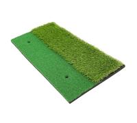 LIGHTAOTAO Portable Golf Hitting Mat with Dual Long and Short Grass for Indoor Outdoor Practice Realistic Swing Training Aid for Drives Irons and Short Game Simulation
