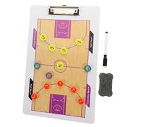 LIGHTAOTAO Portable Magnetic Basketball Clipboard Dry Erase Whiteboard for Coaching with PVC Material Easy Wipe Strategy Board for Coaches and Basketball Accessories for Boys Random Color