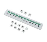 LIGHTAOTAO Portable Moving Checklist Board with 24 Slots Slider, Plastic Packing Organizer for Moving and Sorting, Categorize and Track Items for Home and Office Use