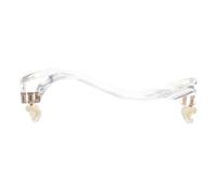 LIGHTAOTAO Portable Violin Shoulder Rest to Support The Violin with Acrylic and Latex Material, White, Simple and Beautiful Design and Reduce Back Pressure for Comfortable Playing