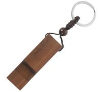 LIGHTAOTAO Portable Wooden Phone Stand Keychain Random Color Compact Design with Horizontal and Vertical Placing for Smartphones and Cell Phones for Video Recording and Desk Use