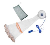 LIGHTAOTAO Radius Cast Net with Stable Aluminum Ring for Outdoor Fish Bait Casting, Reinforced Thread Material with High Catch Efficiency, for Shrimp and Bait Fish Trapping