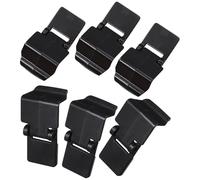 LIGHTAOTAO Reptile Feeding Tank Buckle 6Pcs Glass Latches for Tropical Ecosystem Turtle and Rainforest Terrarium Breeding Box Accessories 1.85X1.14X0.98 Inch Lock Clips