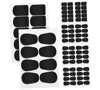 LIGHTAOTAO Saxophone Clarinet Mouthpiece Pads Cushions 94pcs Silicone Black with Strong Adhesive Design, Reduces Resonance, for Rehearsals and Concerts