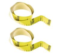 LIGHTAOTAO Self-Adhesive Water Level Measuring Tape 2Pcs PVC Stickers with Precision Scales for Water Tank and Pipe Measurement Yellow Ruler
