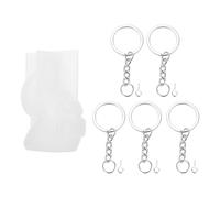 LIGHTAOTAO Silicone Octopus Tentacle Mold Kit for DIY Keychain and Jewelry Crafting, Includes Epoxy Resin Compatible 3D Ornament Mold