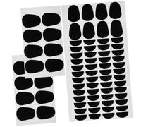 LIGHTAOTAO Silicone Saxophone Mouthpiece Cushions Patches Black 50pcs to Protect Teeth and Prevent Bite Marks Replacement Pads for Alto Saxophone for Musicians and Players