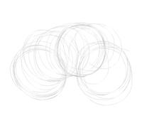 LIGHTAOTAO Silver Jewelry Wire 0.3Mm Memory Wire for Jewelry Craft and Handmade Necklace Projects