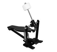 LIGHTAOTAO Single Bass Drum Pedal Aluminum Alloy Black Designed for Quick Setup Compatible with Electric Drum Sets and Multiple Kits