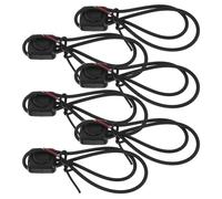 LIGHTAOTAO Single Key Momentary Push Button Switch with Self-reset Function Prewired 6pcs and Adhesive Backing, Small Plastic Surface Mount Button for Robotics Projects and Electronic