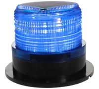 LIGHTAOTAO Solar Powered Car Roof Strobe Light and Sturdy Abs Metal Material with Magnetic Base LED Emergency Warning Lamp Featuring Wide-angle Visibility for Vehicles for Fire Engines