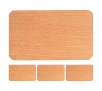 LIGHTAOTAO Spanish Cedar 4pcs Brown Wood Sheets for Cigar Storage and Aging in Cigar Box and Homes