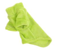 LIGHTAOTAO Sphynx Cat Winter Coat with Turtleneck and Sleeves, Lightweight Skin-friendly Thermal Pet Pullover, Size L, Soft Light Green Warm Cat Apparel for Cold Weather