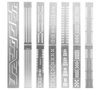 LIGHTAOTAO Stainless Steel DIY Model Ruler for Action Figure Carving with Engraved Scribe Lines, Creative and Practical Tool to Develop Creativity and Precision