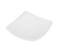 LIGHTAOTAO Tabletop Soap Holder Tray Large Oval Curved Design White for Bathroom Shower and Kitchen Sink Sponge Storage