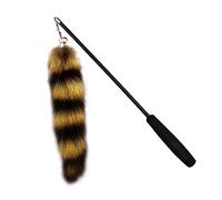 LIGHTAOTAO Telescopic Cat Teaser with Fox Tail Interactive Kitten Plaything for Exercise and Fun Durable Shape for Cats present for Cat Lovers and Pets
