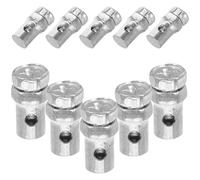 LIGHTAOTAO Throttle Replacement ATV Mini and Silver Cable Bike Brake Dirt 50pcs Metal Ends for Colour Weather Resistant and Enhanced Safety Performance for Off-Road
