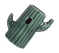 LIGHTAOTAO Water Bottle Stand Ceramic Securely Holds Water Bottle Hamster with Cactus Shape Acts as Pet Cage Decor Suitable for Small Pets