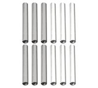 LIGHTAOTAO Water Electrolyzer Replacement Aluminum and Iron Rods 12pcs for Science Experiments and Laboratory Precision Electrolysis Electrodes