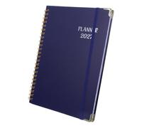 LIGHTAOTAO Weekly and Monthly Planner Notebook with Reinforced Cover and Metal Corners for Office and School Use, 8.5" X 6.3" Spiral Agenda for Schedule Management and Goal Setting from Jan