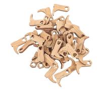 LIGHTAOTAO Wooden Cutouts 150Pcs Unpainted Craft Shapes for Classroom Art Projects and Wedding Hanging Decorations Mini Cowboy Boots