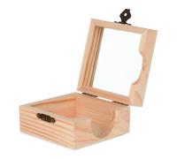 LIGHTAOTAO Wooden Hamster Sleep House Tear-resistant Comfortable Nest Hamster Hideaway and Small Hedgehog Shelter for Rest and Hideout