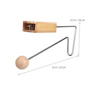 LIGHTAOTAO Wooden Vibraslap Instrument Hand Percussion Sound Plaything Portable Latin Percussion Musical Instrument for Adults and Parties