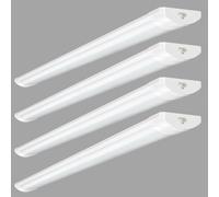 Lightasea 40W LED Batten Light 6500K Daylight, 4FT 115cm Linkable LED Garage Lighting, 4000LM Super Bright LEDs Fluorescent Lights with 20cm Power Cord for Garage Workshop Office
